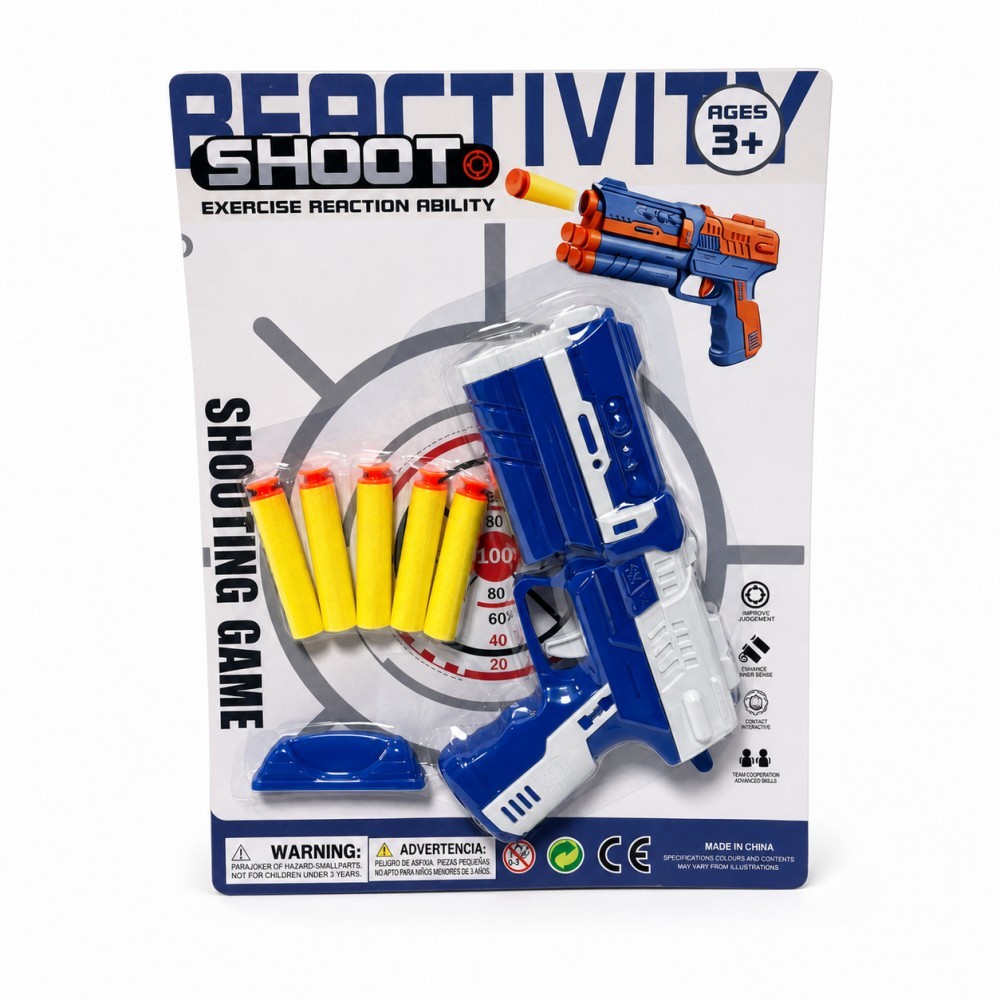 Blister Pistola Dardos J-330