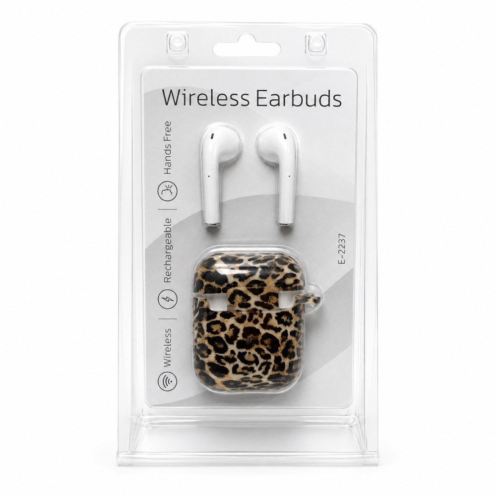 Auriculares Inalámbricos BT con Estuche Estampado E-2237
