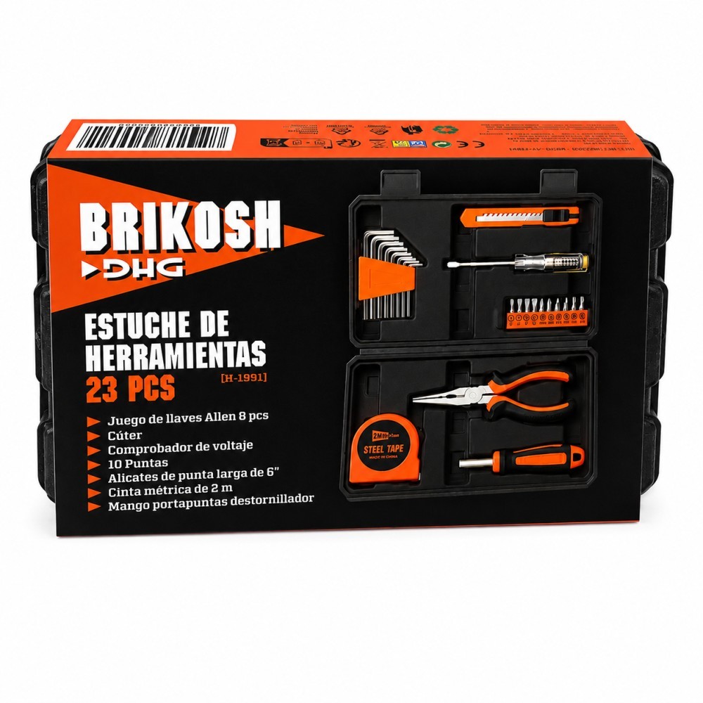 Estuche Herramientas 23 pcs H-1991