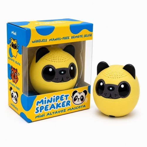 Mini Altavoz Inalámbrico Mascota con Manos Libres y Selfie Remoto E-2239