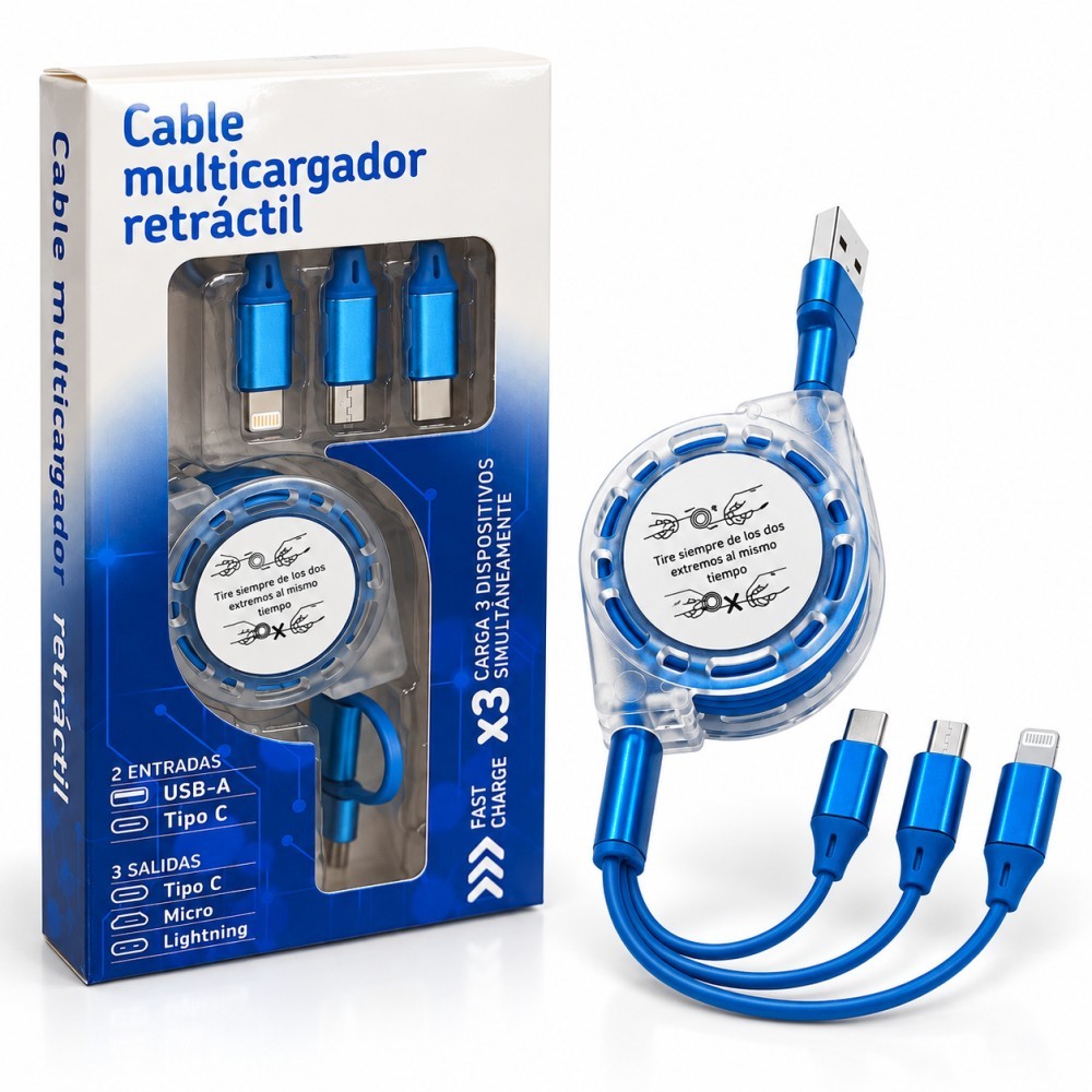 Cable multicargador E-246