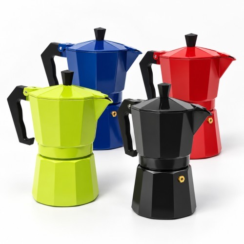 Cafetera 6 tazas colores M-525
