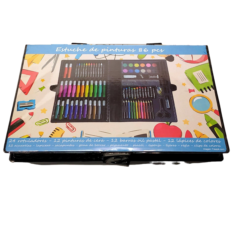 Estuche Pinturas 86 Pcs J 146 DHG